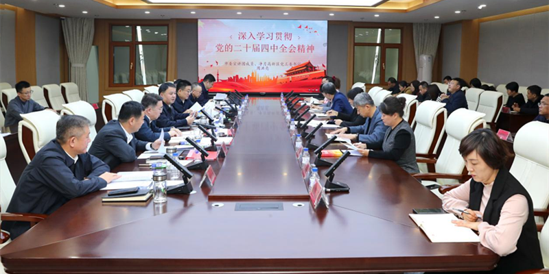 净月高新区召开学习贯彻党的二十届四中全会精神市委宣讲团报告会和互动式座谈宣讲会